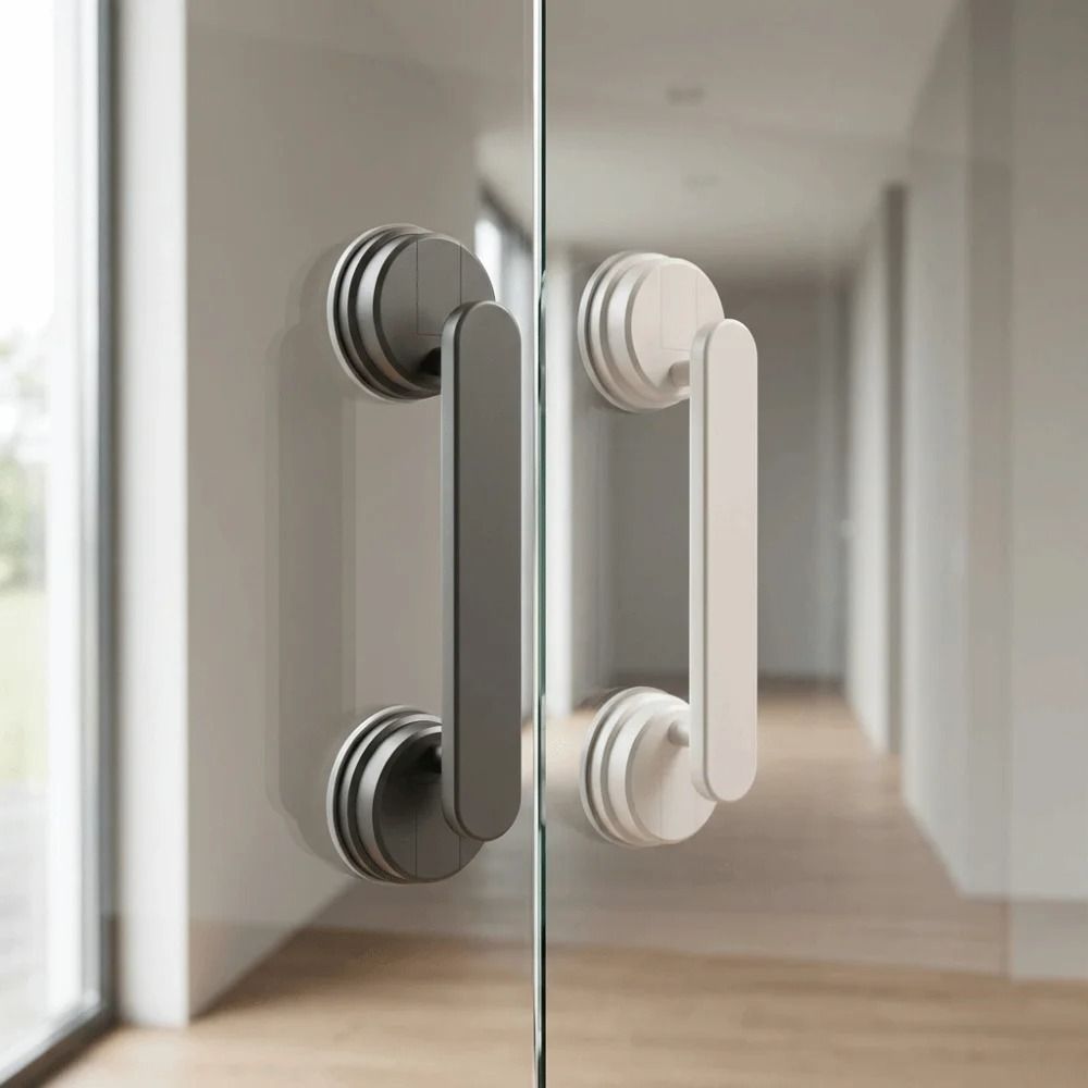 Glass Door Hinge - Alça de Porta com Ventosa Impermeável