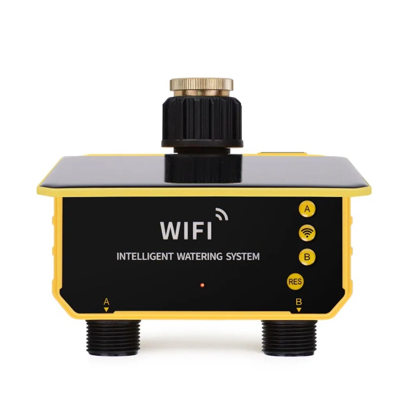 Timer Dual Outlet - Controlador de Irrigação WiFi Solar com