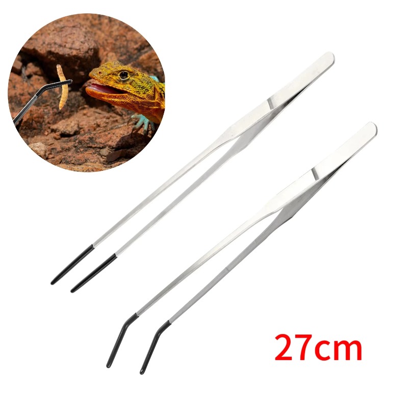 Feeding Tong Stainless - Conjunto de 2 Pinças de Aço