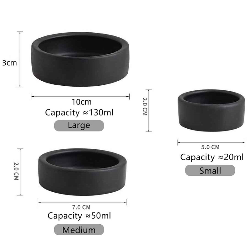 Water Dish Reptile - NOVIDADE! Tigela de Cerâmica Anti-Fuga para