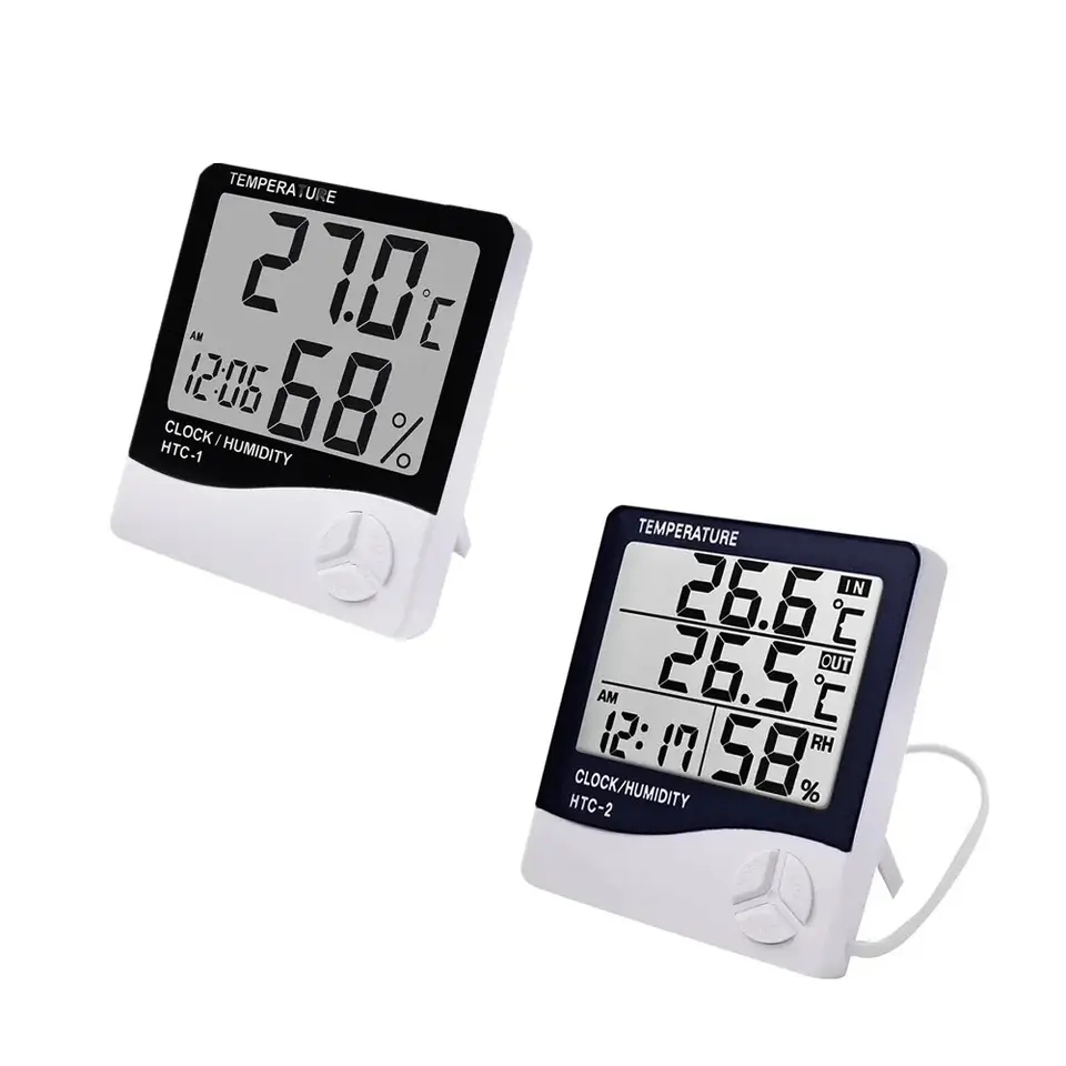 Digital Hygrometer Probe - Termômetro Digital LCD Interno e Higrômetro,