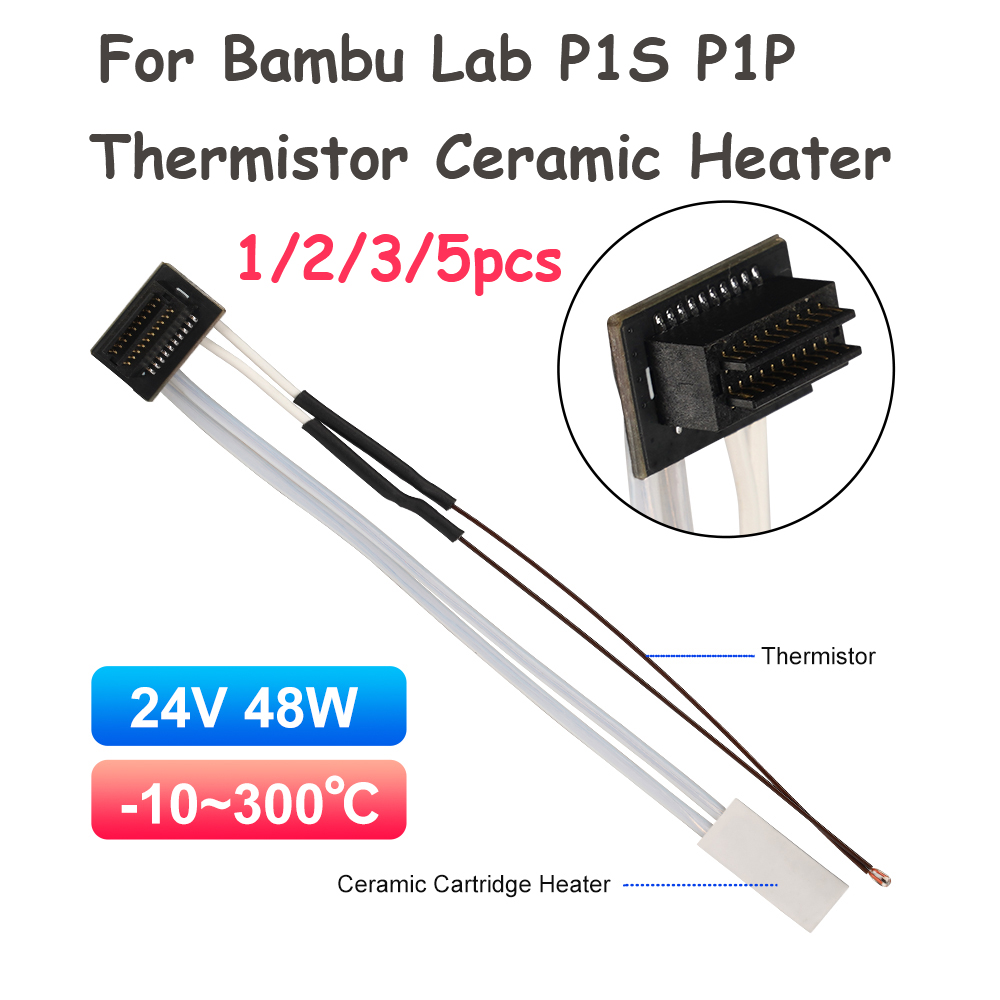 Ceramic Heat Emitter - Aquecedor de Cartucho Cerâmico com Termistor