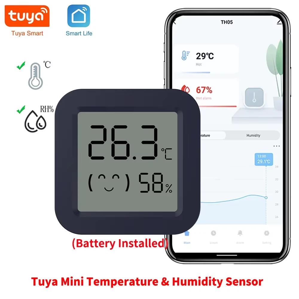 Digital Hygrometer Probe - Sensor de Temperatura e Umidade BT