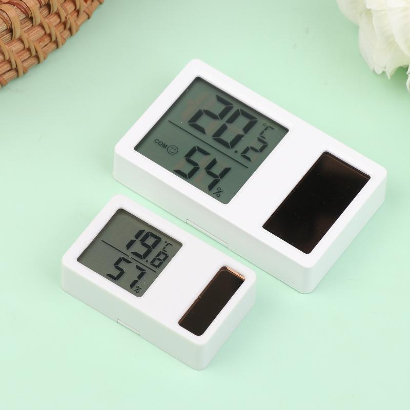 ❤️   Termômetros solares mini  - Digital Hygrometer Probe avaliação e preço