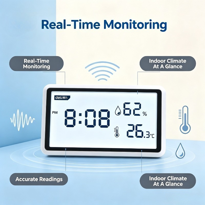 Termômetro Eletrônico Deli, Hi - Digital Hygrometer Probe avaliação e preço