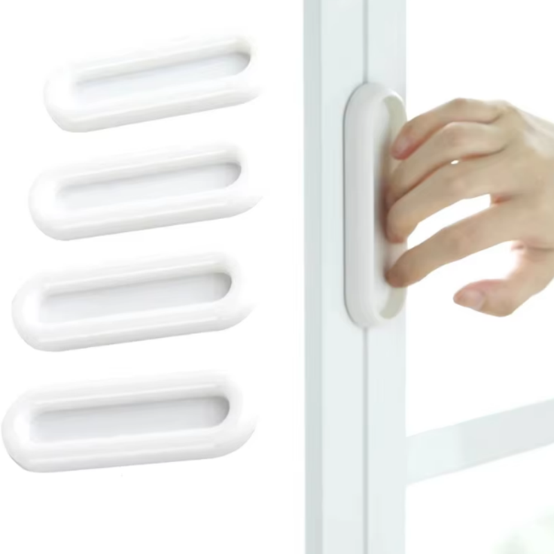4 Peças de Maçanetas Adesivas  - Glass Door Hinge avaliação e preço