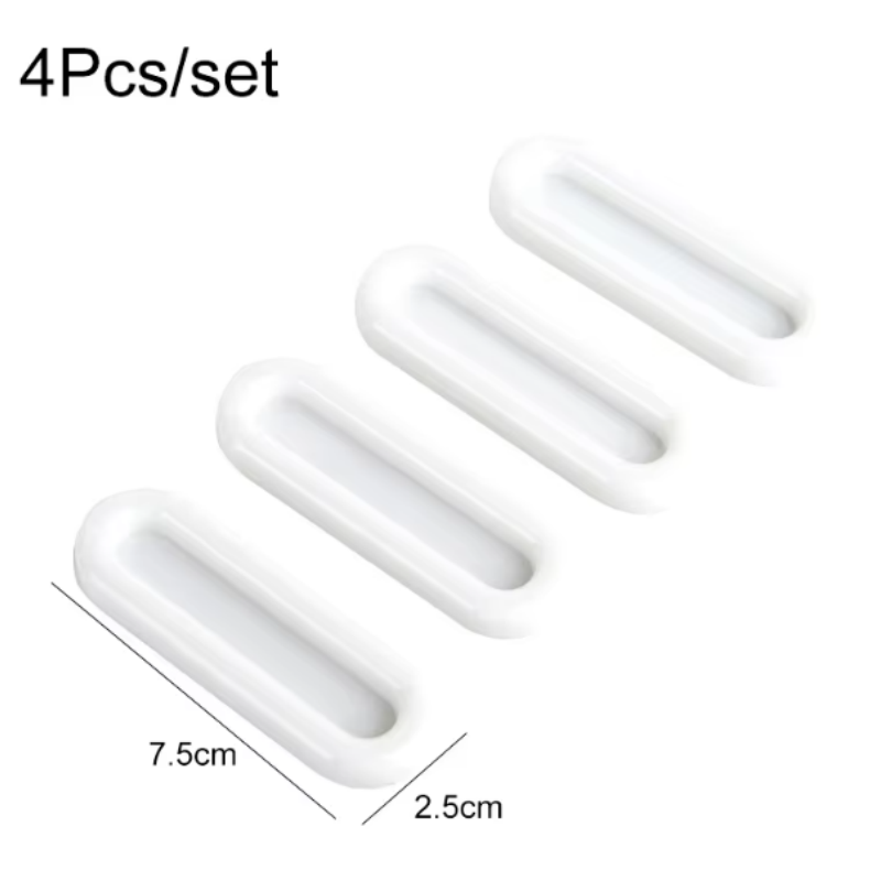 4 Peças de Maçanetas Adesivas  - Glass Door Hinge avaliação e preço