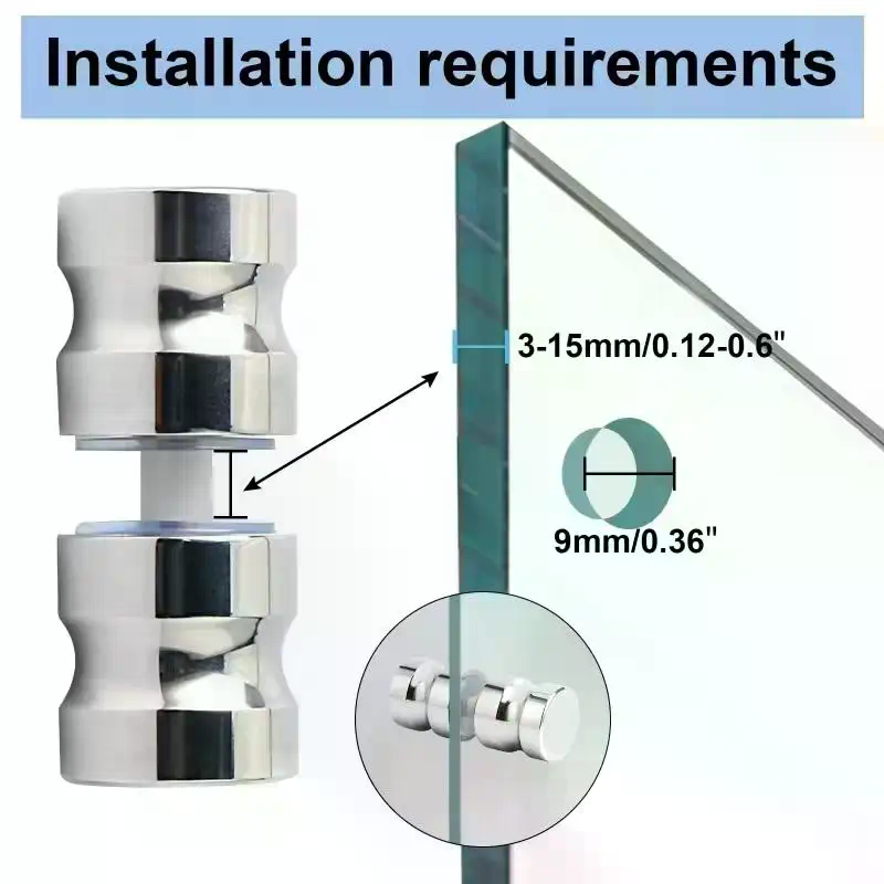 Puxador Elegante para Porta de - Glass Door Hinge avaliação e preço