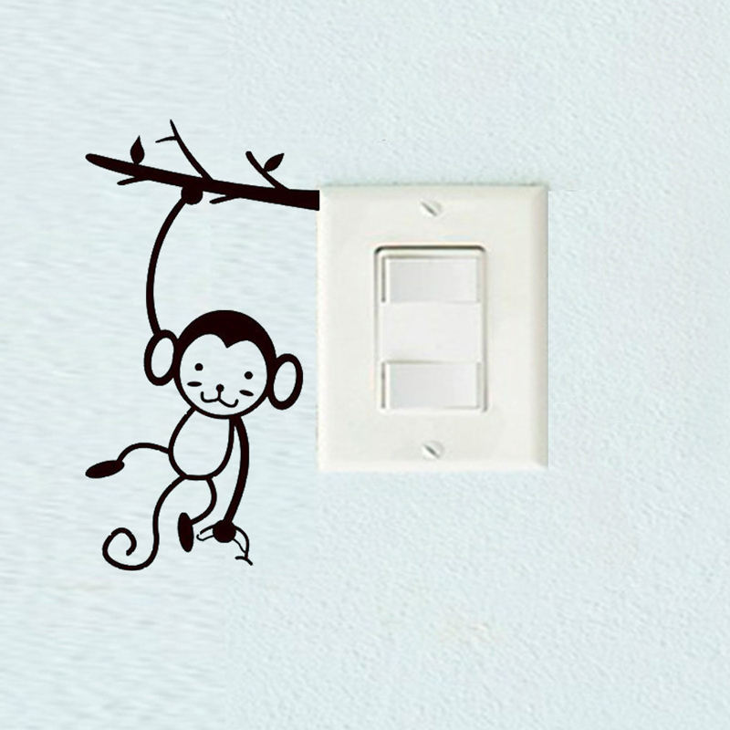 Monkey Hanging Tree Branch Swi - Pvc Panel Background avaliação e preço