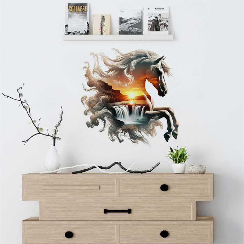 Adesivos de natureza com caval - Pvc Panel Background avaliação e preço